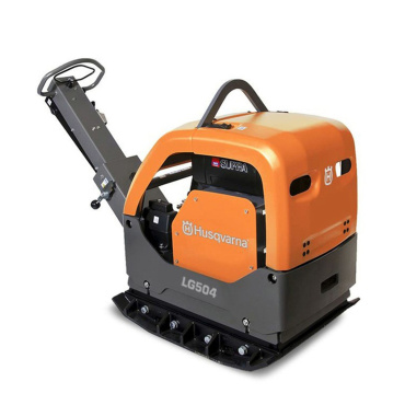 Виброплита реверсивная Husqvarna LG 504 DECW [500 кг с уширителями] (трамбовка)