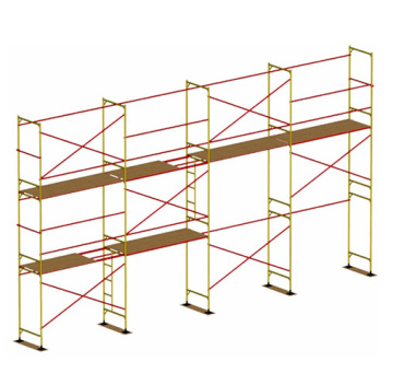 Рамные строительные леса ЛСПР-200. Цена от 2 руб/сут. за 1 м2