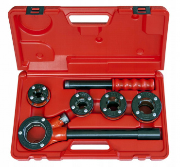 Набор клупп VIRAX 4 шт. 1/2"-3/4"-1"-1.1/4" (резьборез)